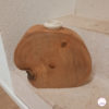 Lampe fabriquée en cerisier. Handcrafted cherry tree lamp