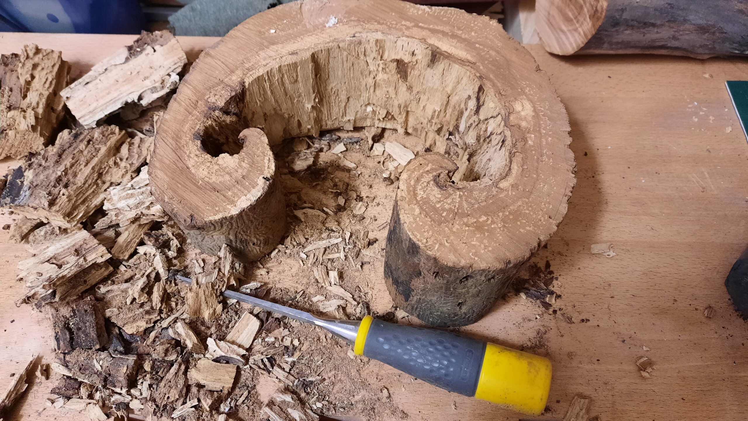 Fabrication lampe pommier coeur
