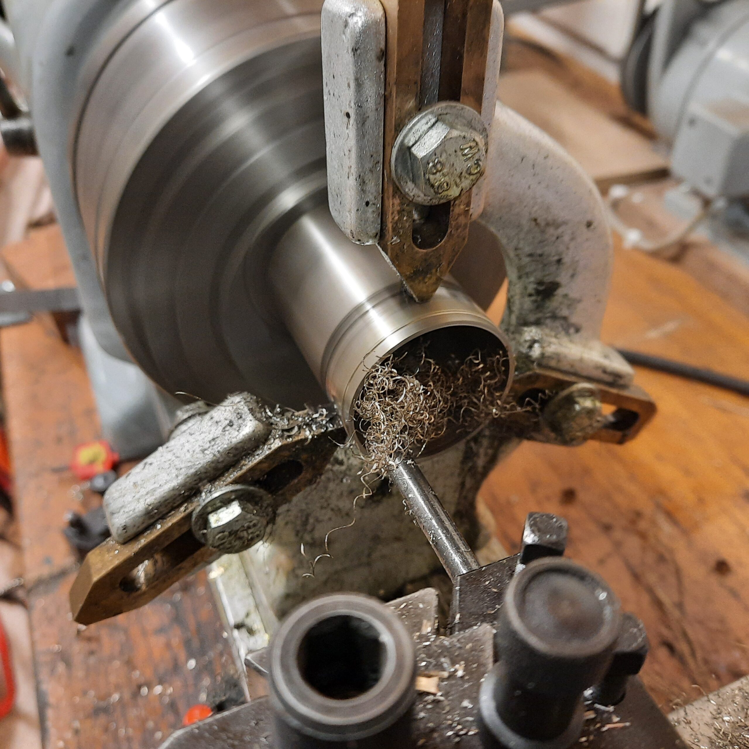 Usinage de la bague en acier inoxydable pour le cache douille d'ampoule